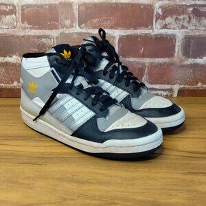 Adidas Shoes Mens Size 6.5 Leather High Top Sneakers The Brand With the 3 Stripe